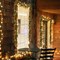 Faux Spring Eucalyptus Garland Artificial Hanging Vines Wedding Greenery Garland with Lights Faux Plants Indoor Flower Vine for Wall Fireplace Table Porch Door Decoration